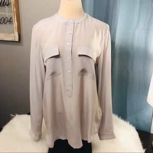 Banana Republic Silk Button Up
